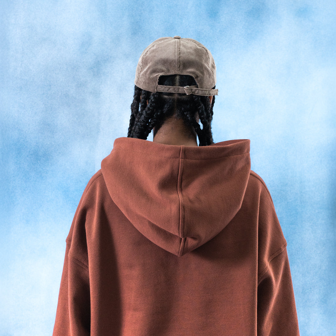 Hoodie chocolate bordado