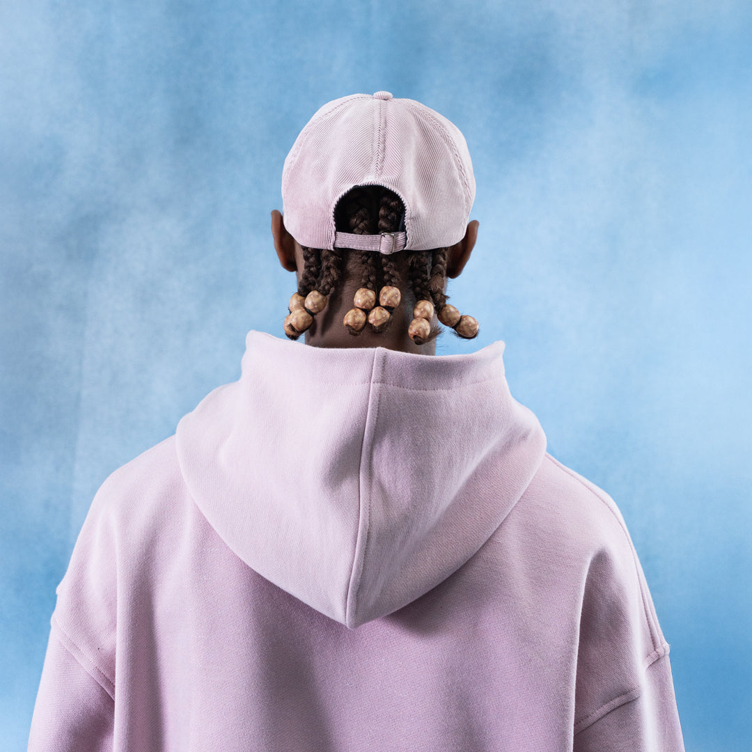 Hoodie rosa bordado