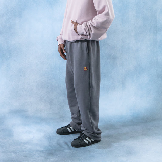 Jogger gris wide leg