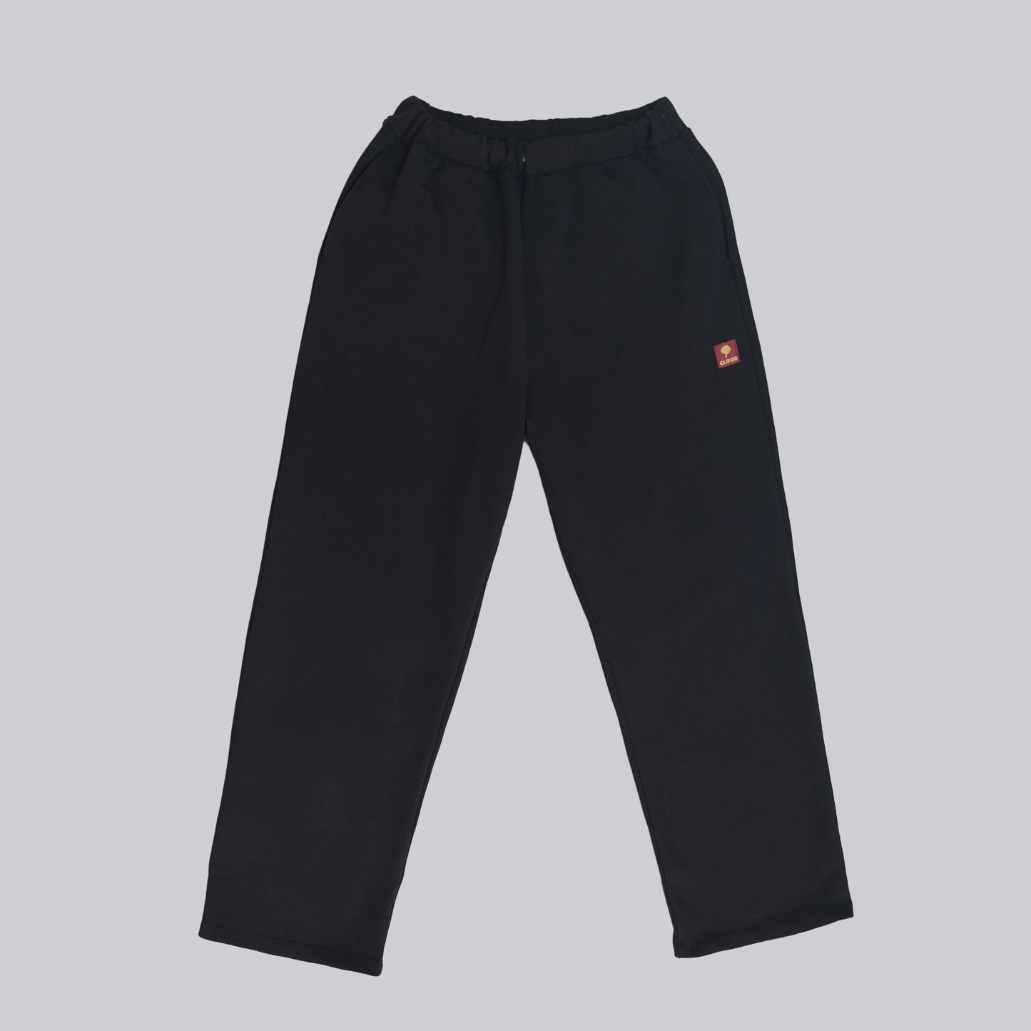 Jogger negro wide leg