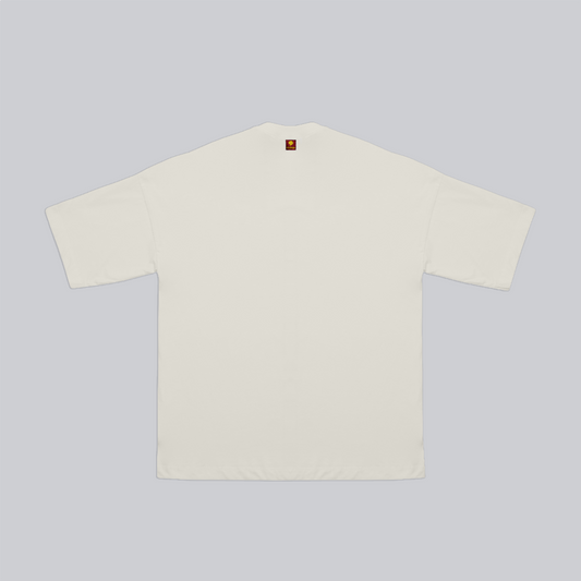 Camiseta nube marfil