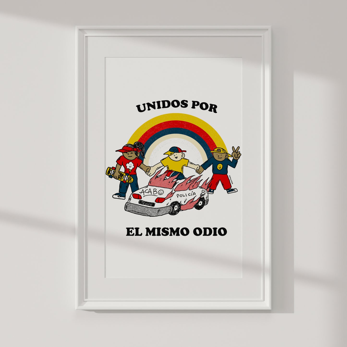 Unidos por el mismo odio Print