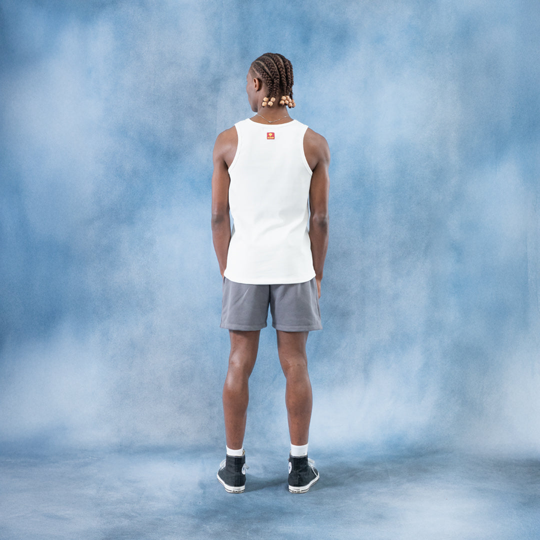 Short gris oversize
