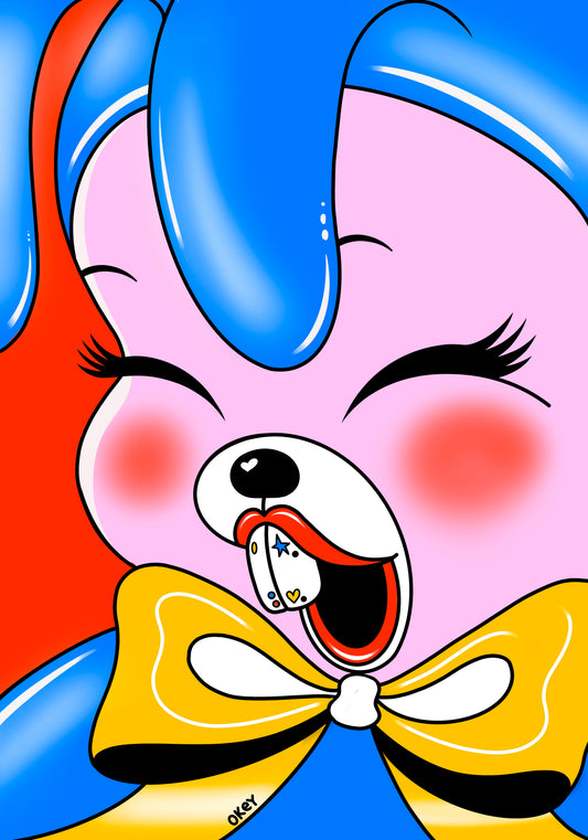 Print Oka (Seriado y firmado por artista)