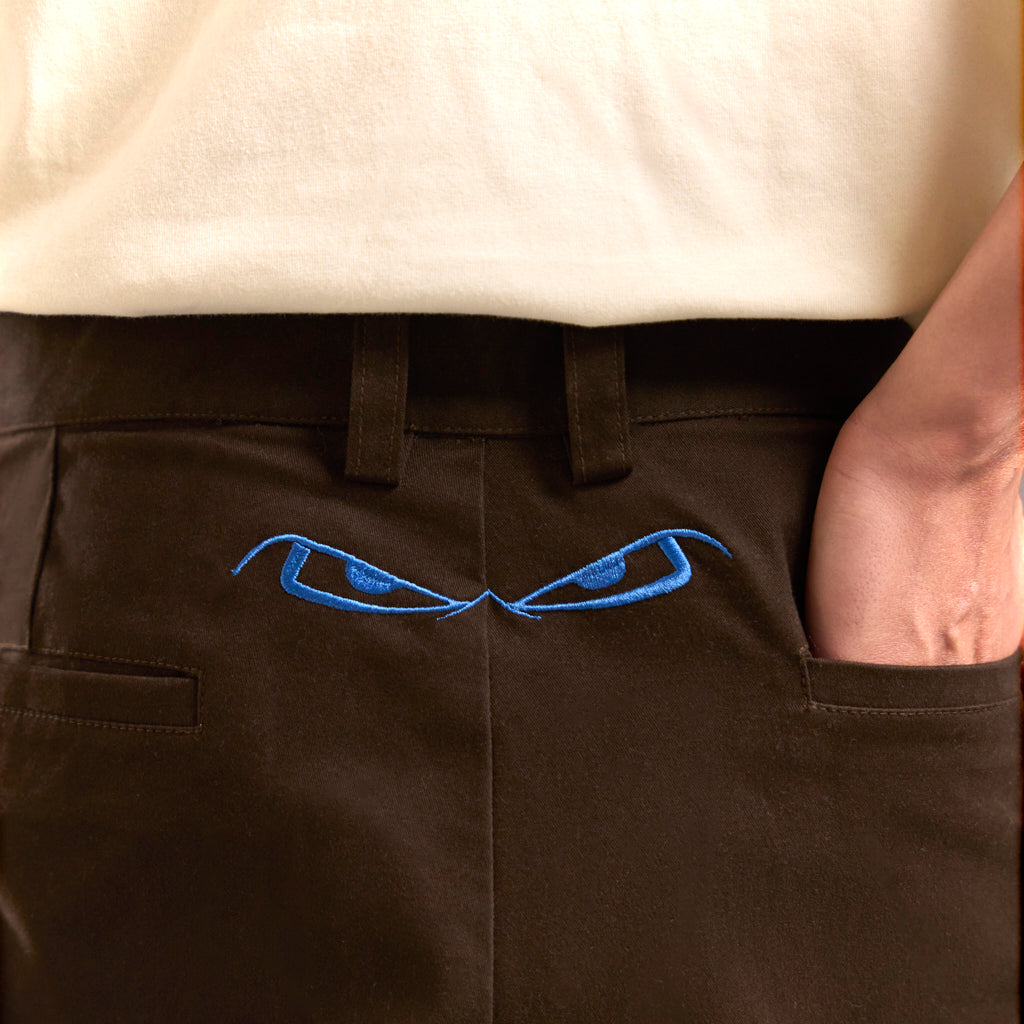 Pantalón vigilante café