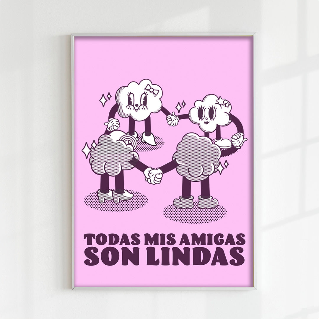 Todas mis amigas print