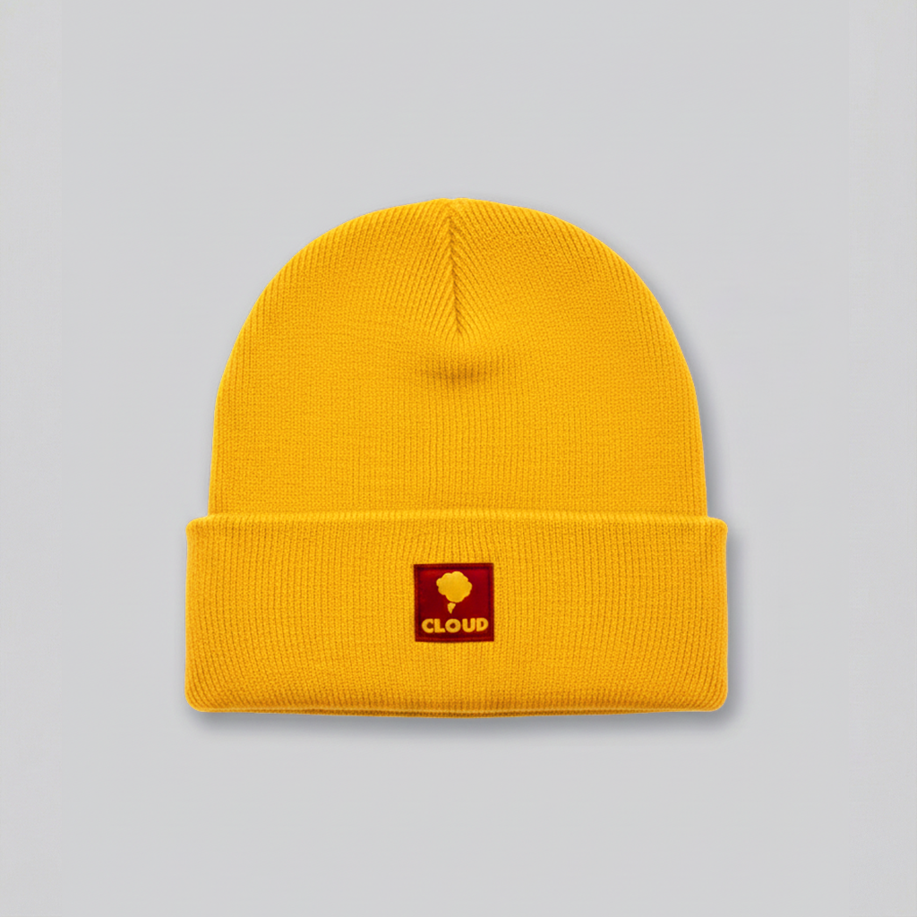 Beanie clásico amarillo