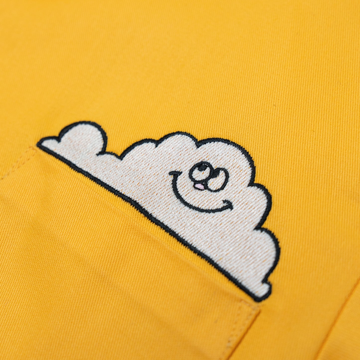 Camisa de botones nube amarilla