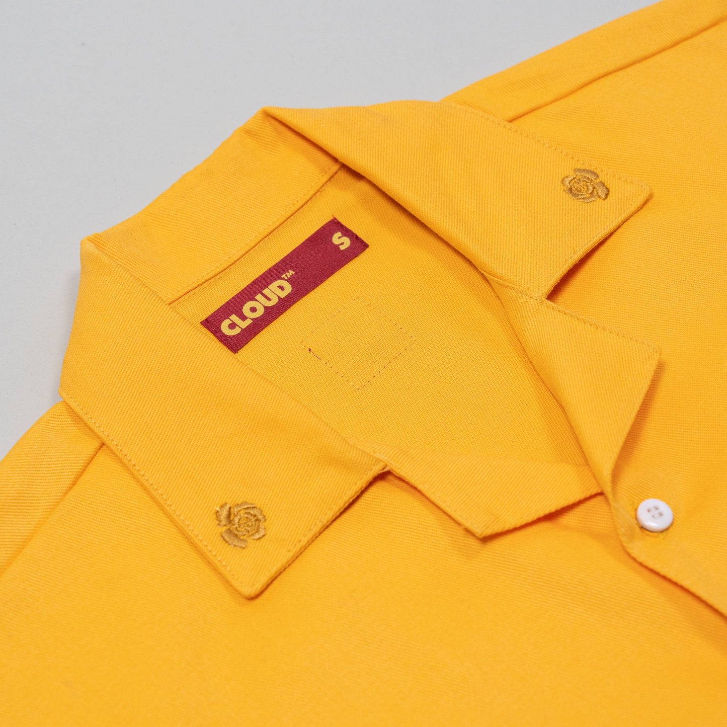 Camisa de botones nube amarilla
