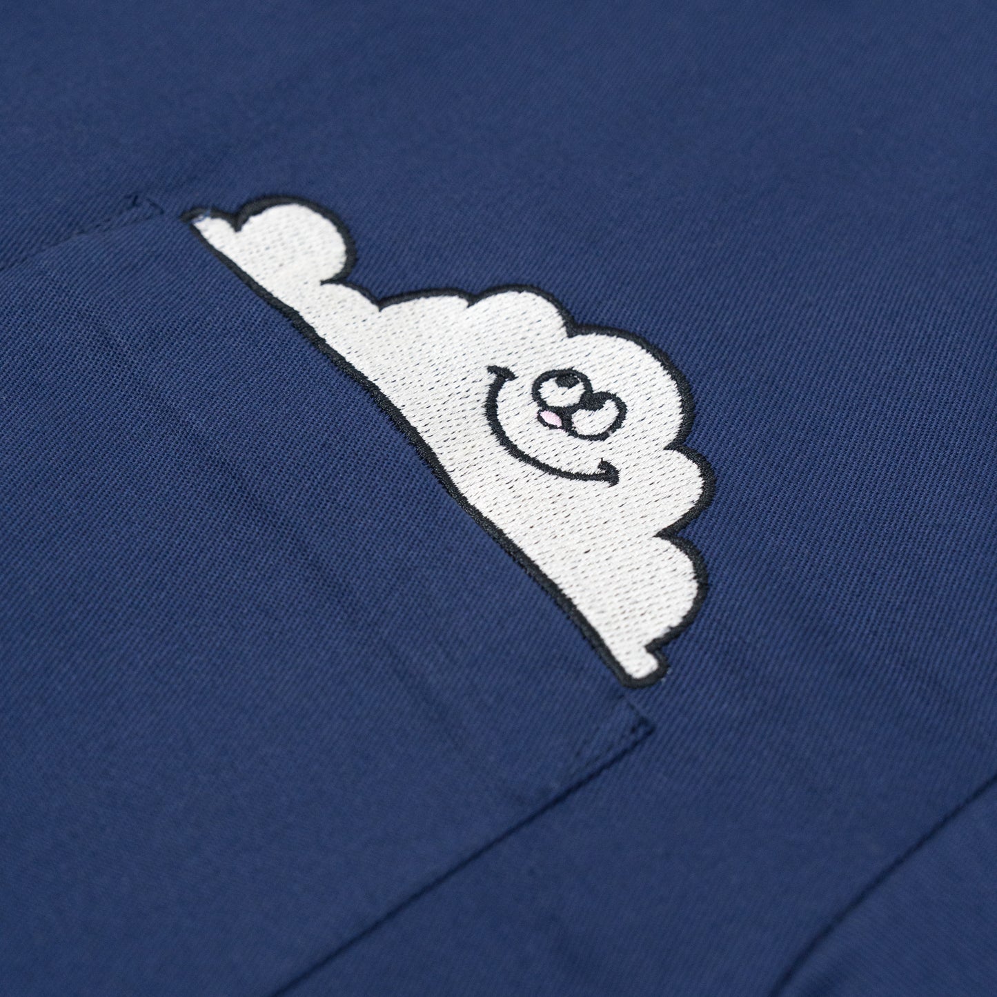 Camisa de botones nube azul
