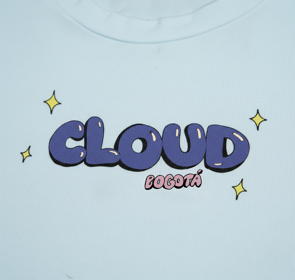 Baby tee cielo