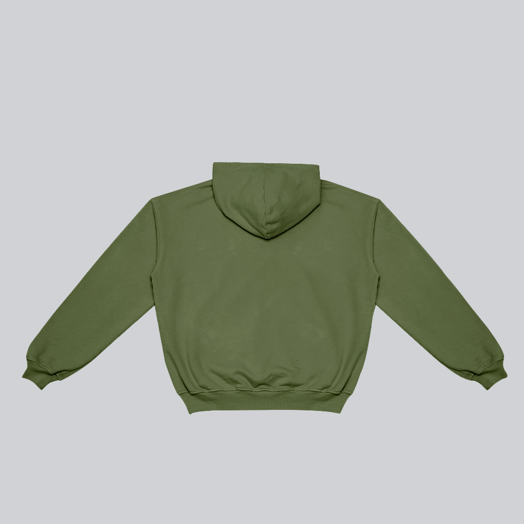 Hoodie verde caramelo