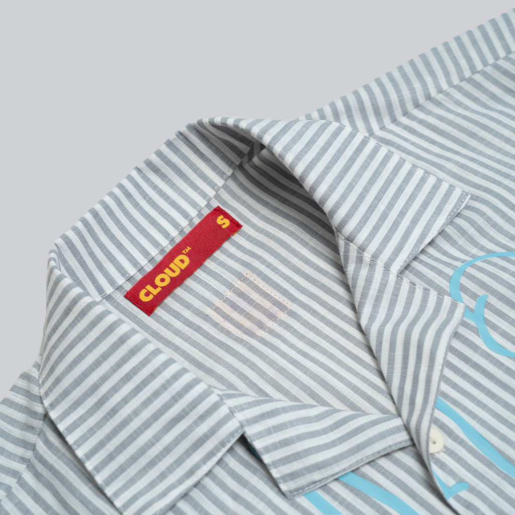 Camisa diablito azul