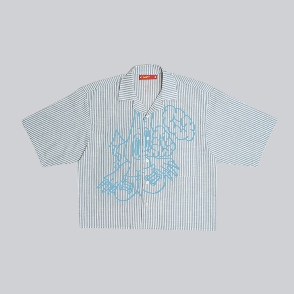 Camisa diablito azul