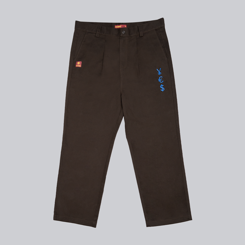 Pantalón vigilante café