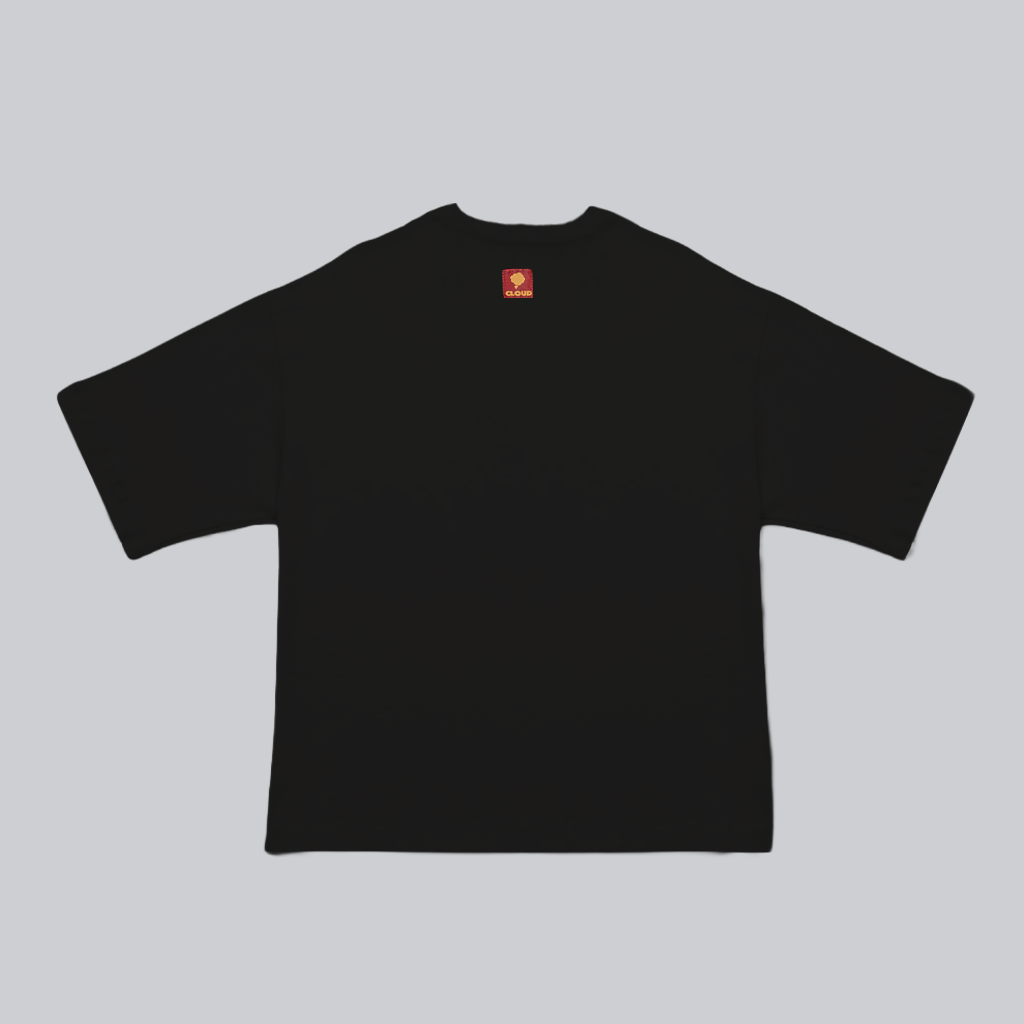 Camiseta BLOCK amarillo sobre negro (Preventa)