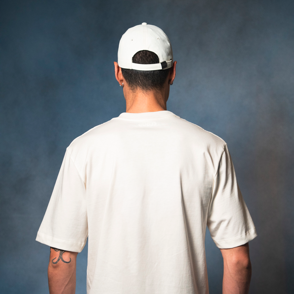 Camiseta nube marfil