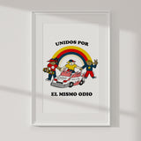 Unidos por el mismo odio Print