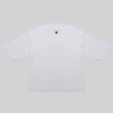 Camiseta Boxy fit BLOCK Clásica Blanca