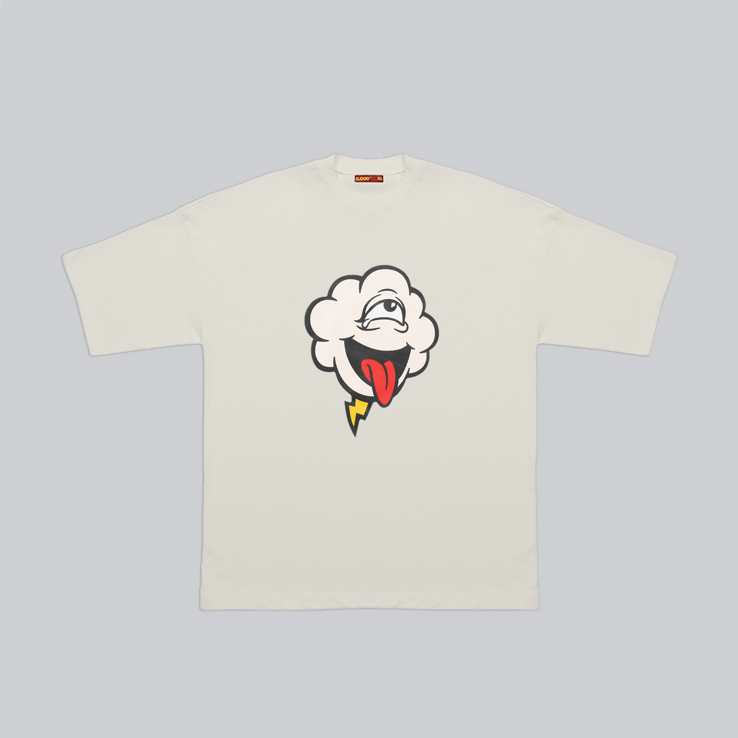 Camiseta nube marfil