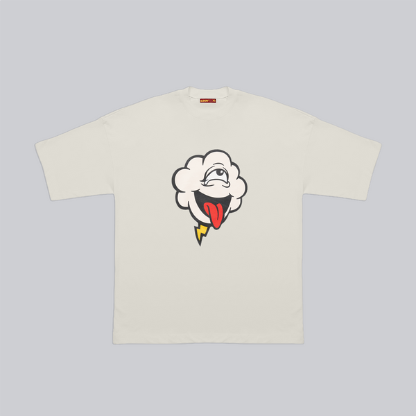 Camiseta nube marfil