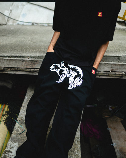 Pantalón cariñito negro (Preventa)