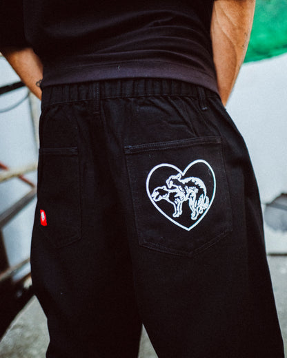 Pantalón cariñito negro (Preventa)