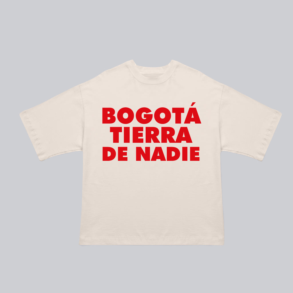 Bogotá Tierra de Nadie Tee Blanca