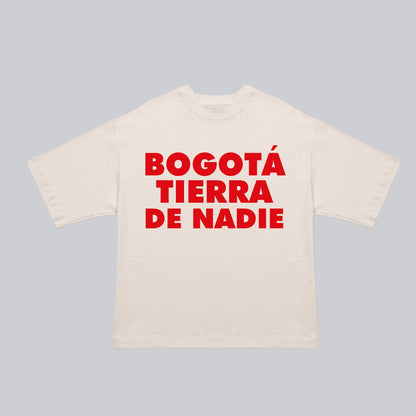 Bogotá Tierra de Nadie Tee Blanca