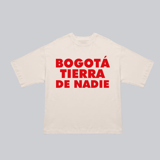 Bogotá Tierra de Nadie Tee Blanca