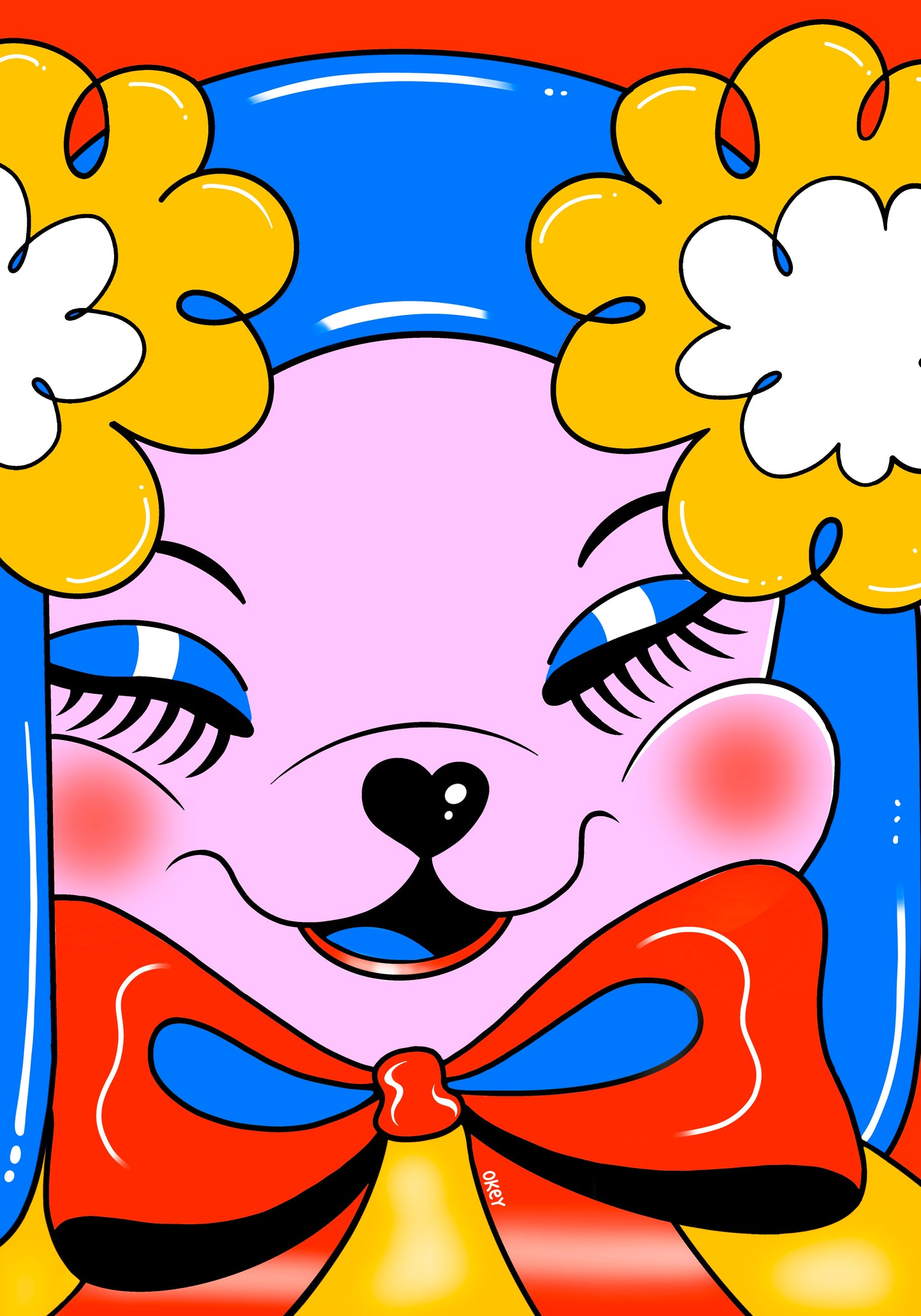 Print Oki (Seriado y firmado por artista)