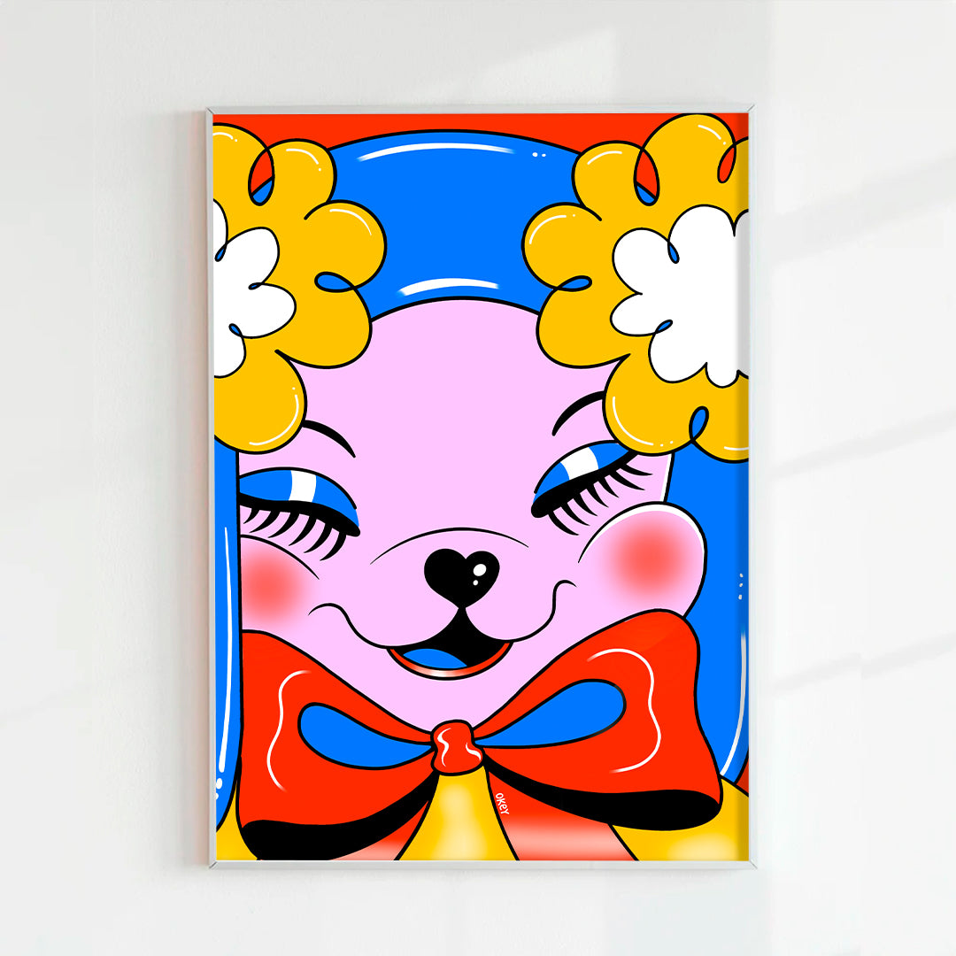 Print Oki (Seriado y firmado por artista)