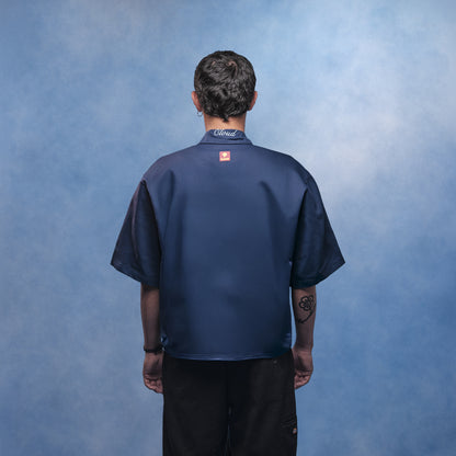 Camisa de botones nube azul