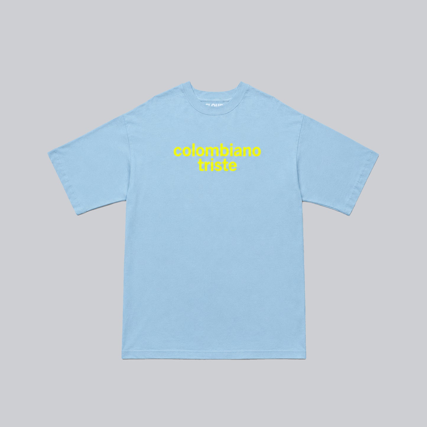 Camiseta colombiano triste azul bebe