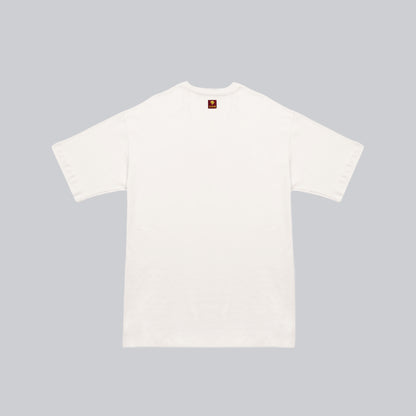 Camiseta colombiano triste blanco/rojo