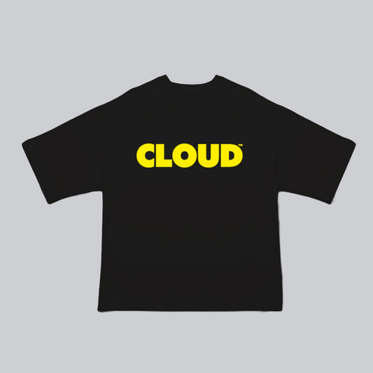 Camiseta BLOCK amarillo sobre negro (Preventa)
