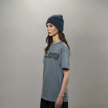 Camiseta BLOCK gris sobre gris regular fit