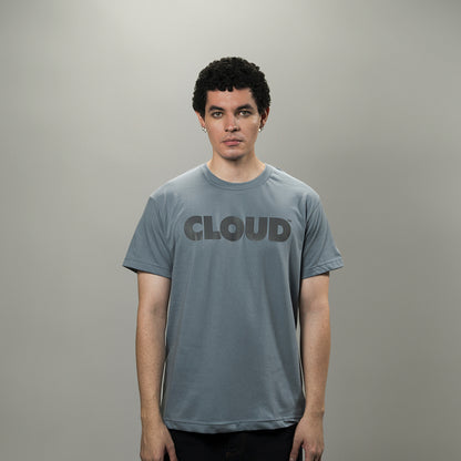 Camiseta BLOCK gris sobre gris regular fit