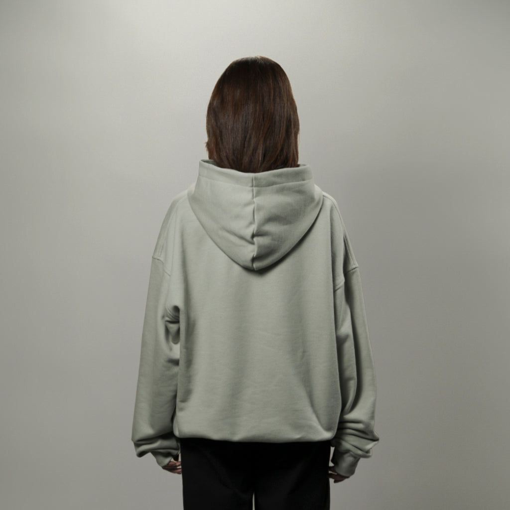 Hoodie BLOCK verde sobre verde