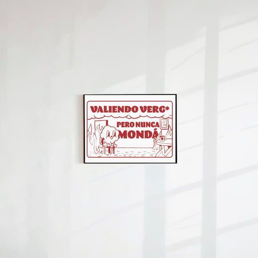 Postal Valiendo Verg* (Papel 75g)
