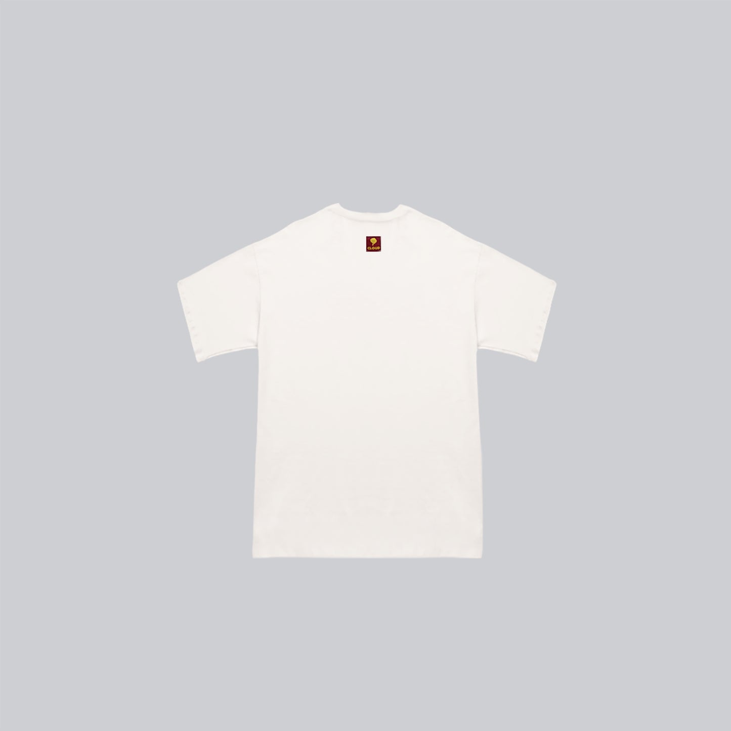 Baby tee colombiana blanco/naranja