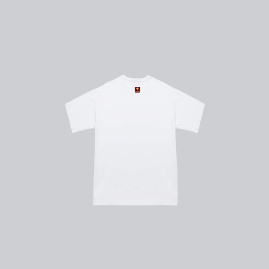Baby tee colombiana blanco/azul