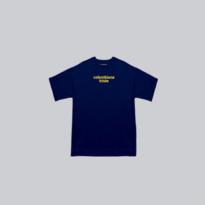 Baby tee colombiana azu navy