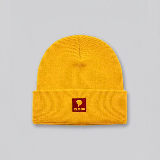 Beanie clásico amarillo