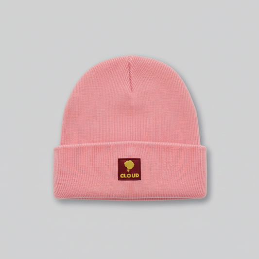 Beanie clásico rosa