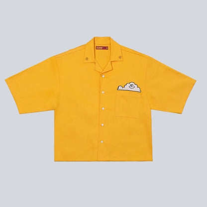 Camisa de botones nube amarilla