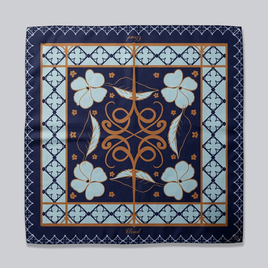 Pañoleta Antejardin azul