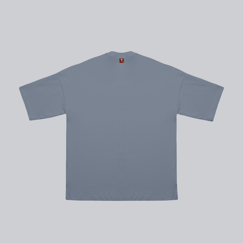 Camiseta BLOCK gris sobre gris regular fit