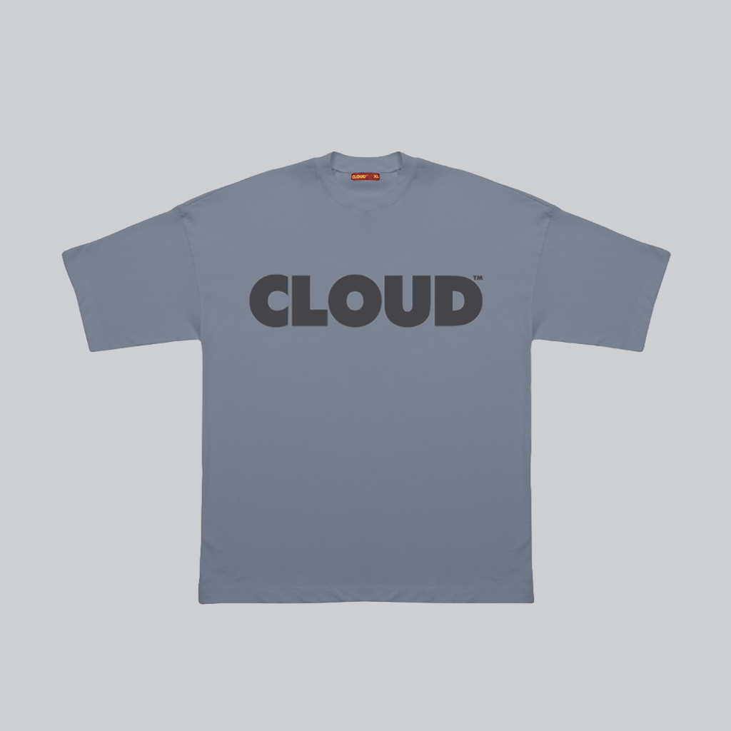 Camiseta BLOCK gris sobre gris regular fit