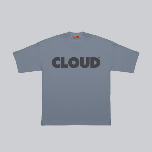 Camiseta BLOCK gris sobre gris regular fit